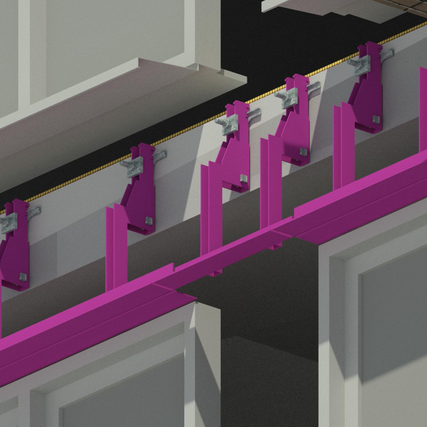Certacon geveldrager met verjonging en spouwafdichting